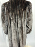 Fully Stranded Natural Black Diamond Mink Coat by Feitel's