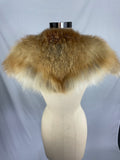 Vintage Natural Canadian Red Fox Cape Collar