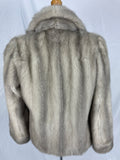 Stranded EMBA Sapphire Mink Jacket By Linda Black