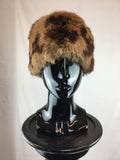 Titian Dyed Mottled Rabbit Hat