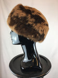 Titian Dyed Mottled Rabbit Hat