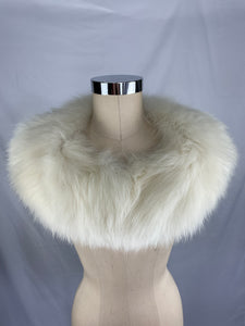 Vintage Natural Arctic Fox Collar By Cornellius - 1 Pelt