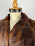 Mink Dyed Canadian Marmot Stroller