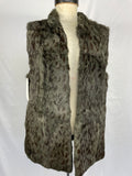 Green Dyed Rabbit, Cat Printed Vest
