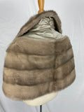 Natural Silver Grey Mink Stole With Tail Fingers, by Stephen Dattner