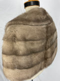 Natural Silver Grey Mink Stole With Tail Fingers, by Stephen Dattner