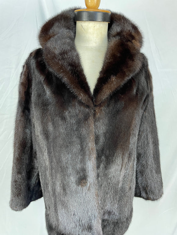 Stranded Black Diamond Mink Jacket