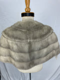 Vintage Natural Sapphire Mink Stole Cravat Combination, detachable, by Mark Foys