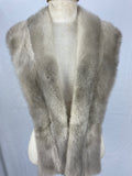 Vintage Natural Sapphire Mink Stole Cravat Combination, detachable, by Mark Foys