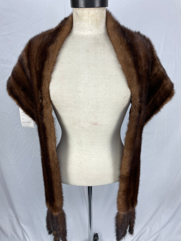 Stranded Natural Demi-Buff Mink Stole