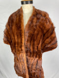 Vintage Chestnut Dyed Russian Fitch Stole