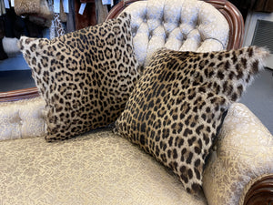 Pair Of Leopard Pillows (Cushions)